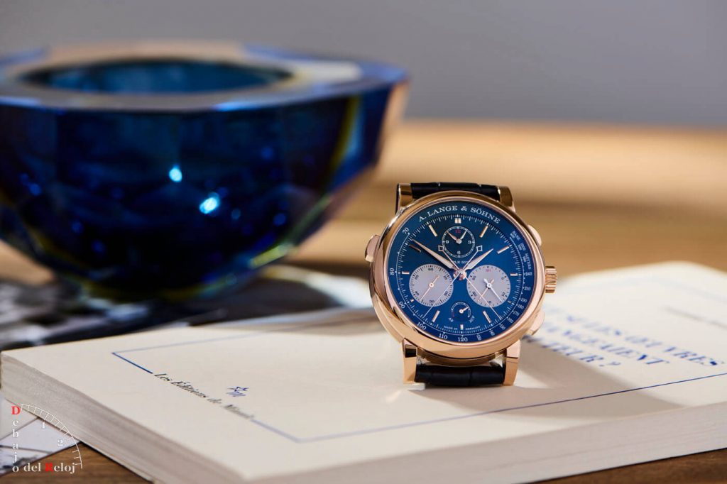 A. Lange & Söhne Triple Split Esfera Azul estudio 1