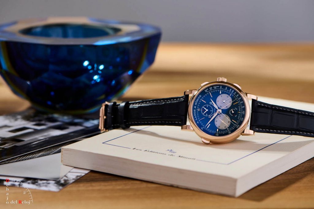 A. Lange & Söhne Triple Split Esfera Azul estudio 2