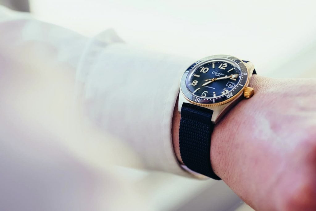 Glashütte Original SeaQ Bicolor 2021 muñeca 1
