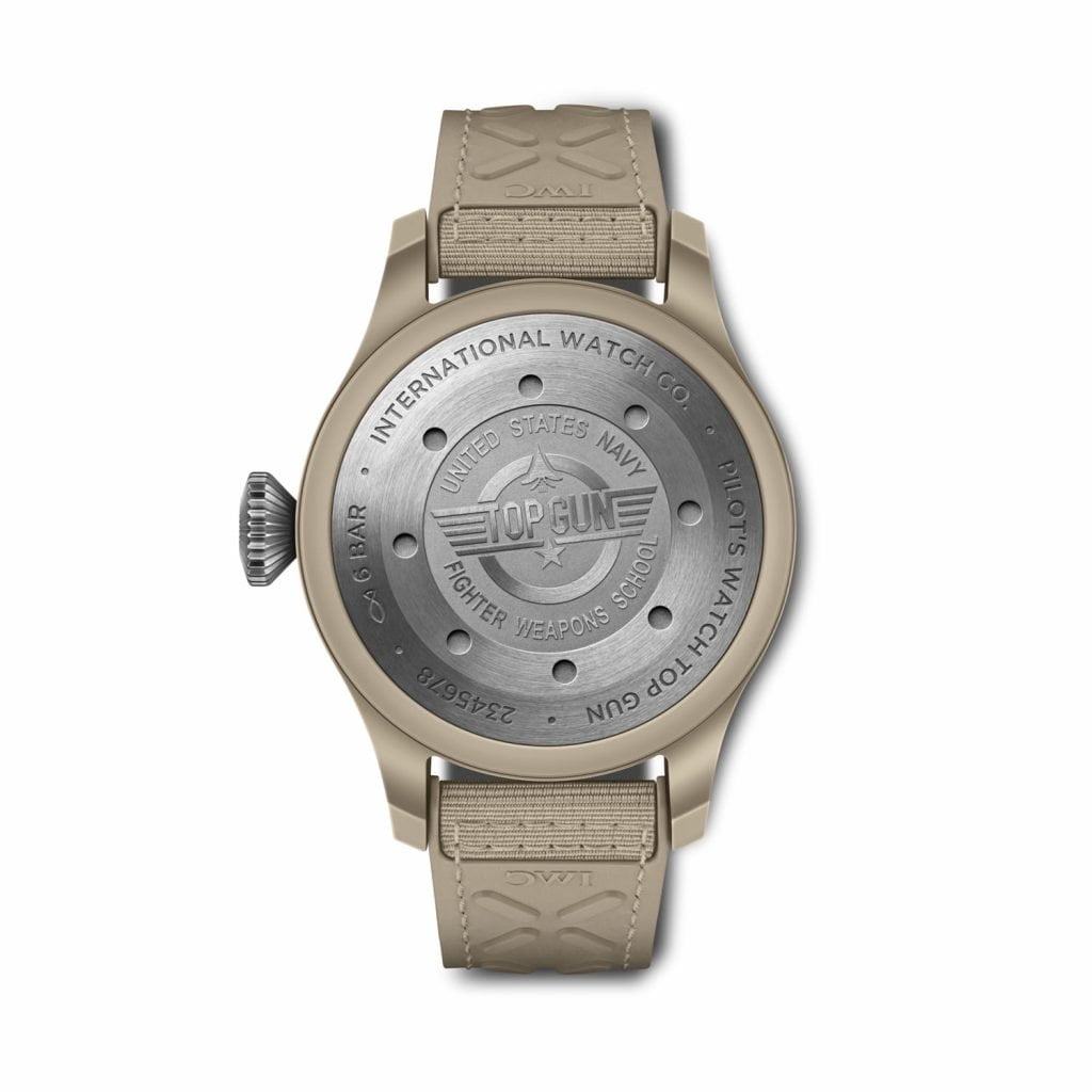 Gran Reloj de Aviador Top Gun Edición «Mojave Desert» BACK