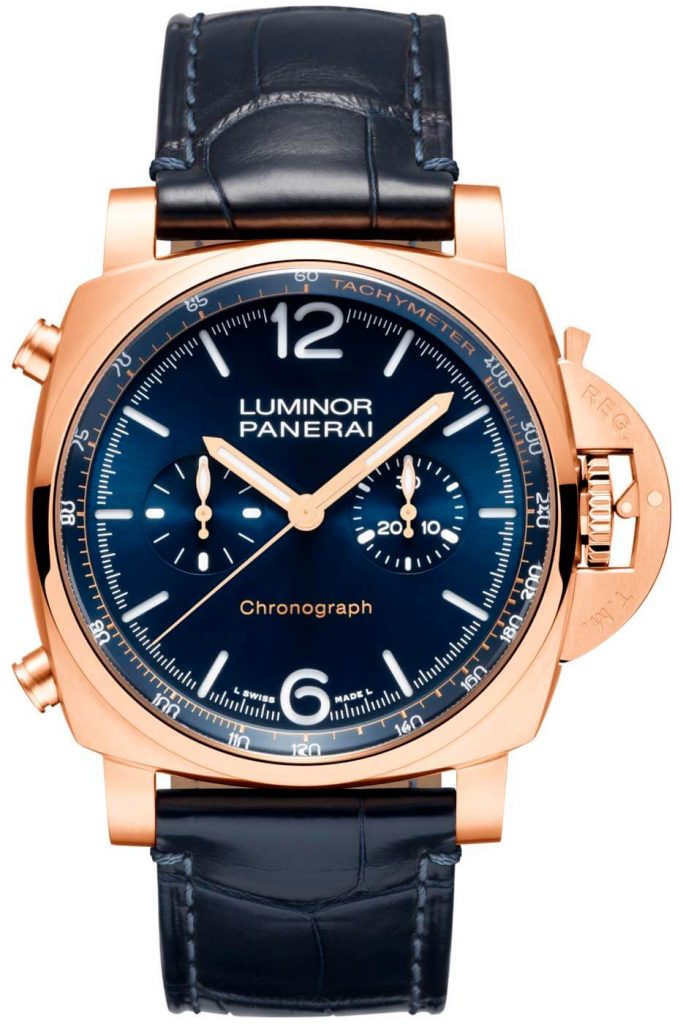 Panerai Luminor Chrono Goldtech Blu Notte 4