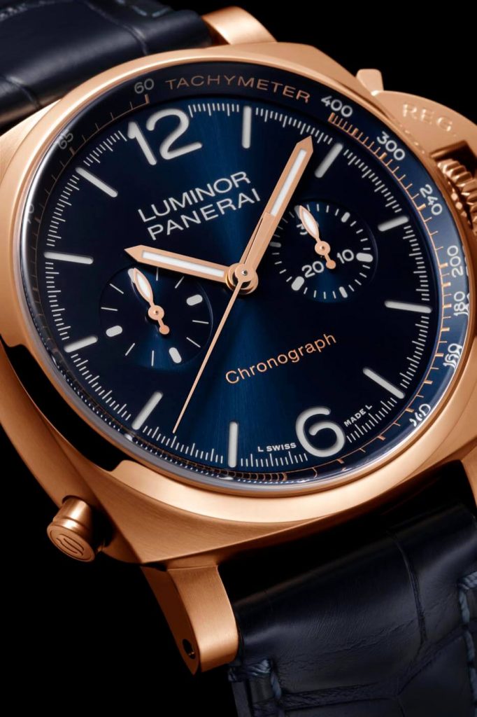 Panerai Luminor Chrono Goldtech Blu Notte 2
