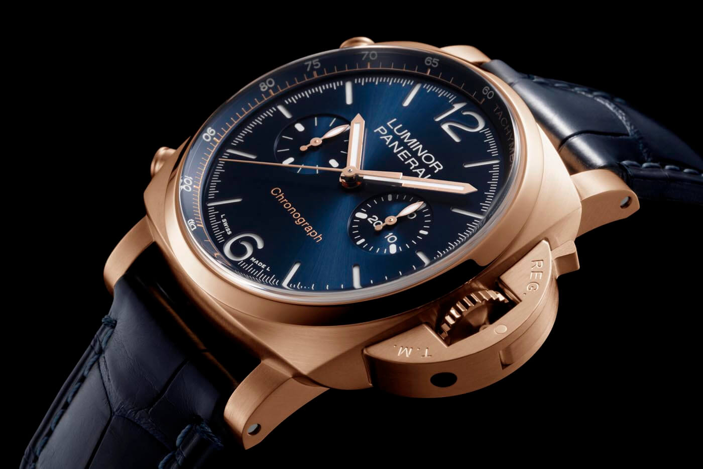 Panerai Luminor Chrono Goldtech Blu Notte 1