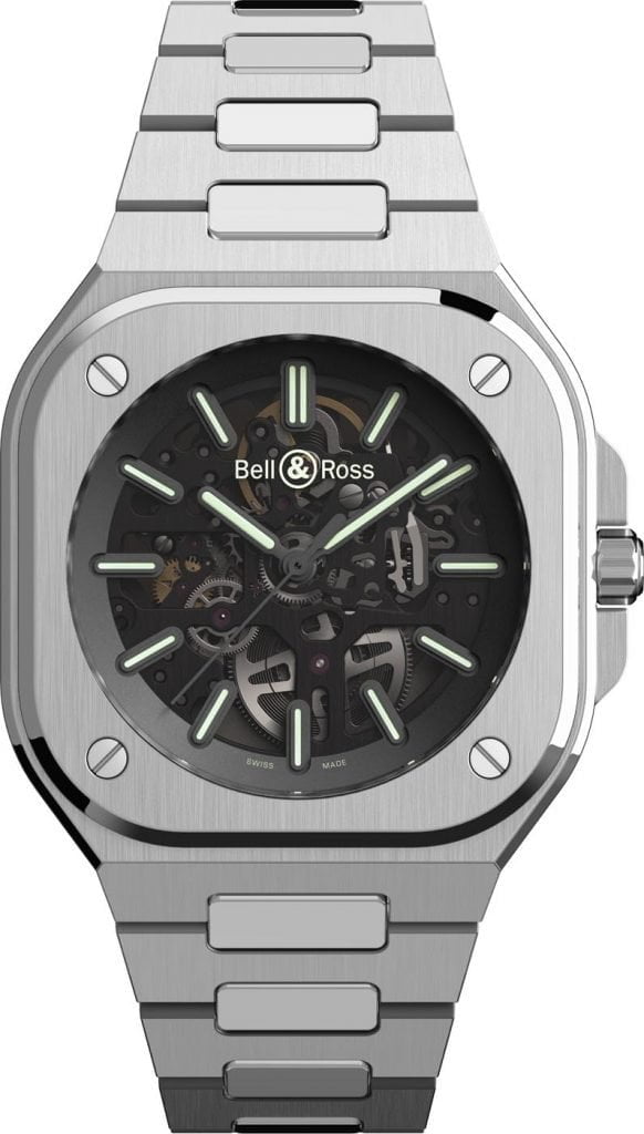 Bell & Ross BR 05 Skeleton Nightlum brazalete