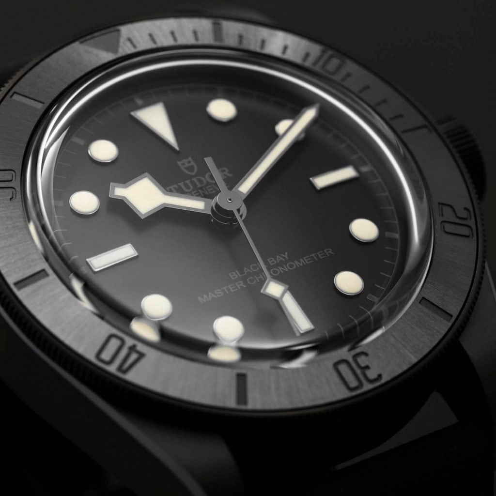 Tudor Black Bay Ceramic deta