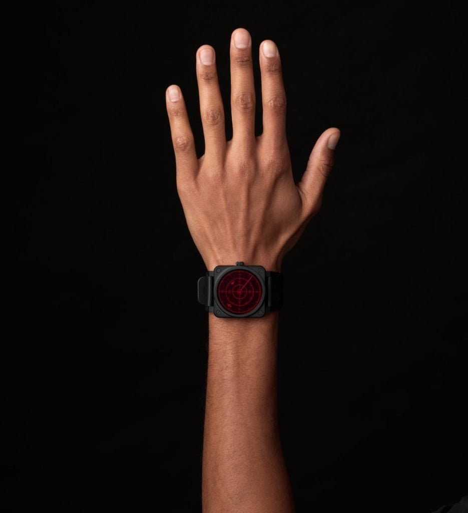 Bell & Ross BR 03-92 Red Radar Ceramic muñeca 4