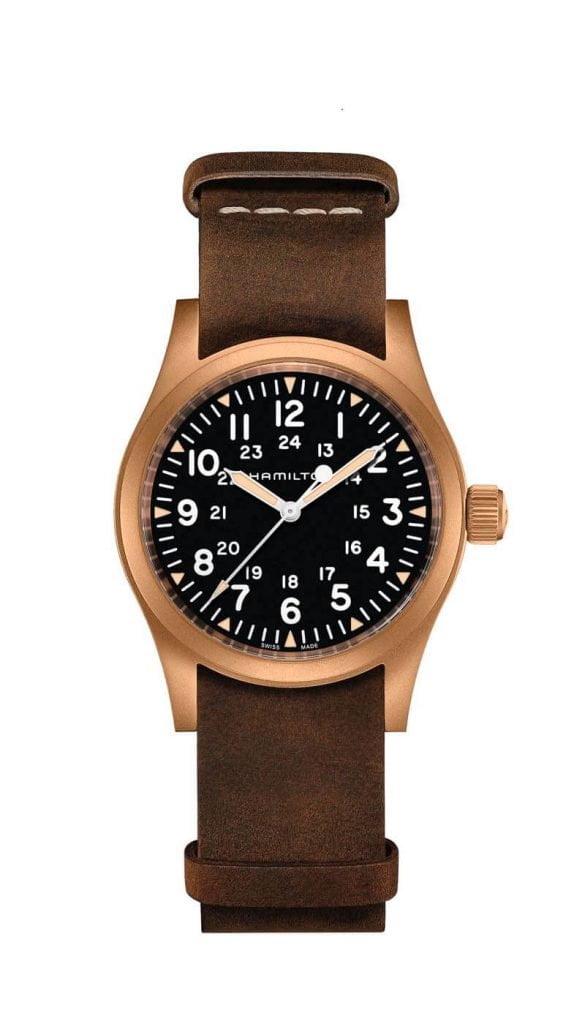 Hamilton Khaki Field Mechanical Bronze front