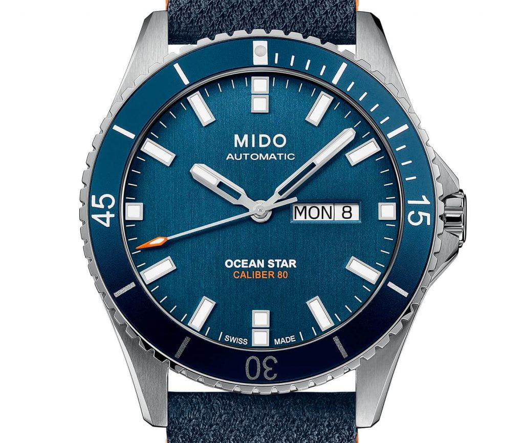 Mido Ocean Star 200 Red Bull Cliff Diving Limited Edition esfera