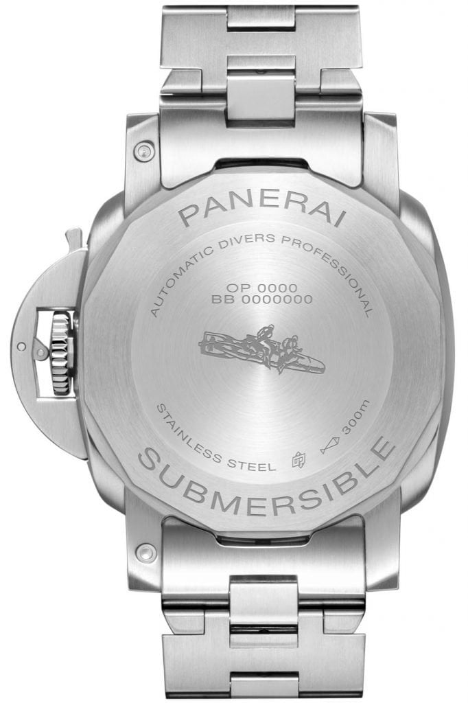 Panerai Submersible Blu Notte (PAM01068) back