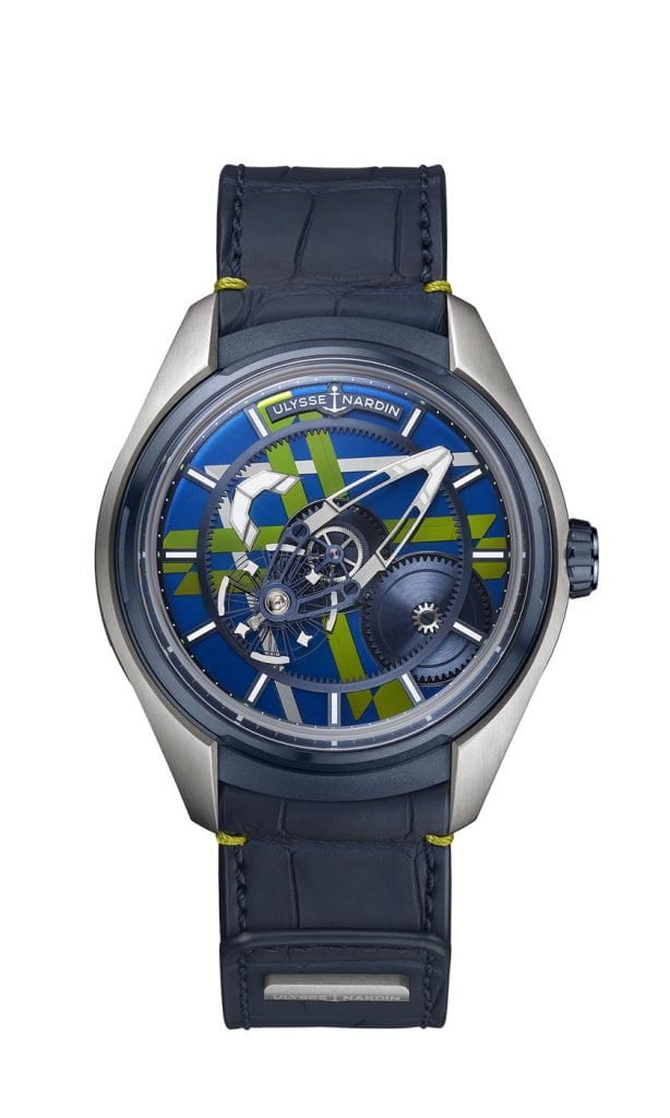 Ulysse Nardin Freak X Marquetry front