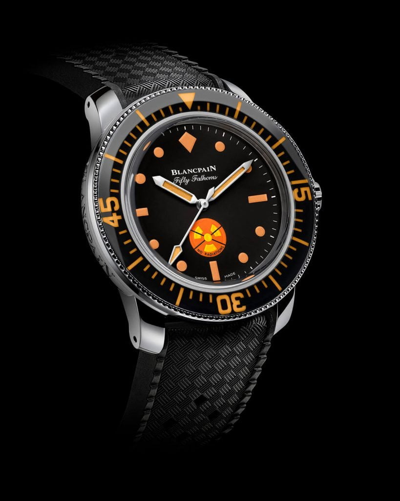 Blancpain Tribute to Fifty Fathoms No Rad life