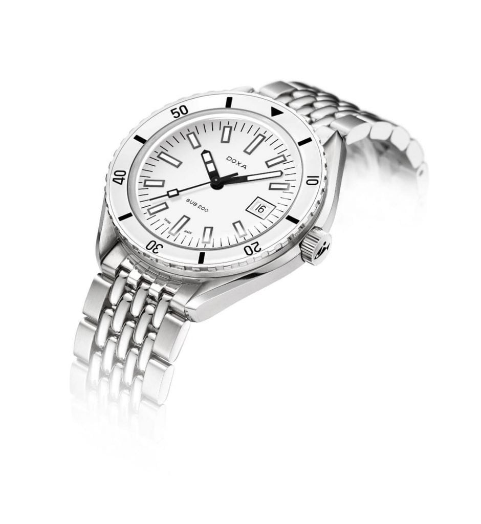 Doxa Sub 200 Whitepearl inc 2