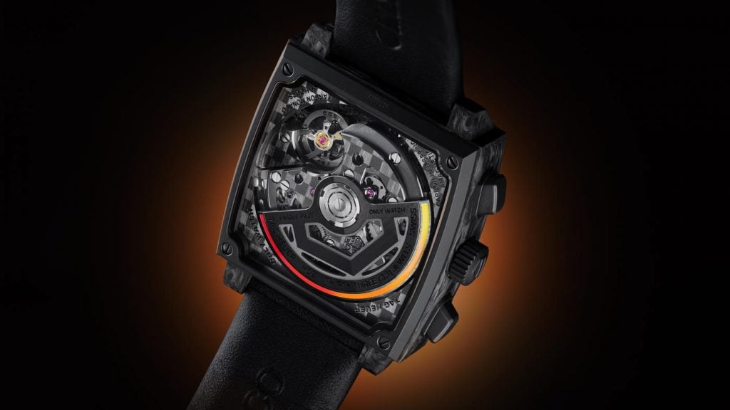 Tag Heuer Only Watch Carbon Monaco back