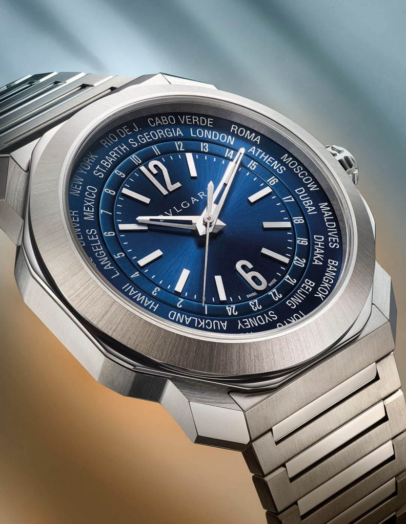 bulgari Octo Roma WorldTimer  front 3