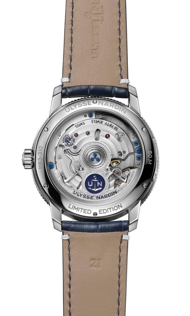 Ulysse Nardin Marine Torpilleur panda back