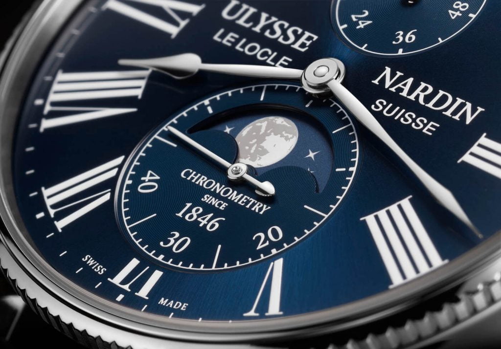 Marine Torpilleur Moonphase deta