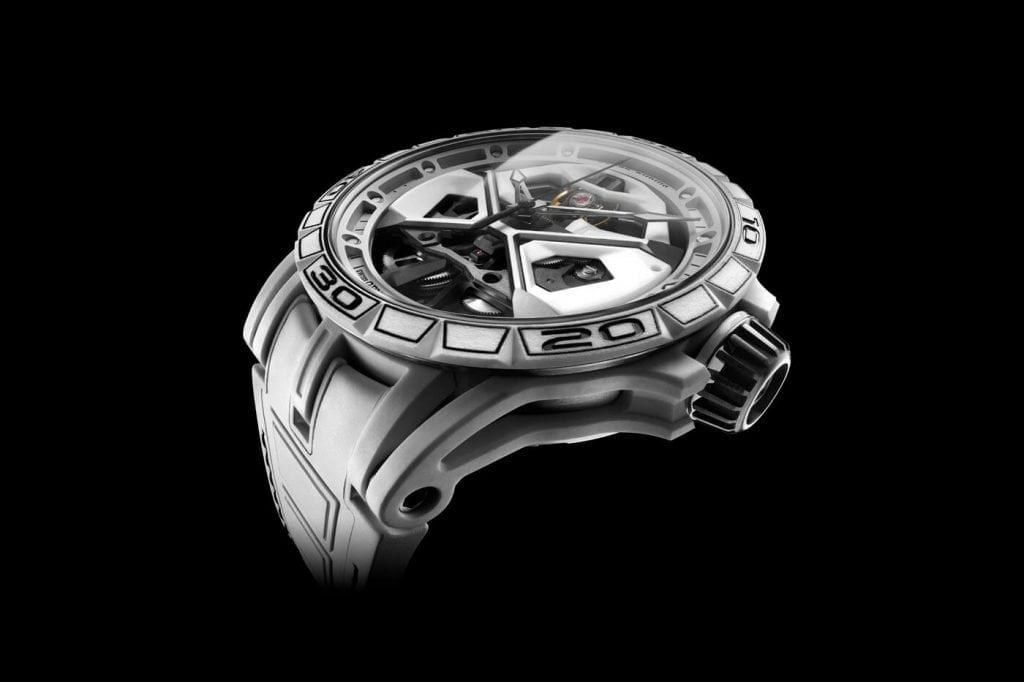 Roger Dubuis Excalibur Spider Huracán White Ceramic 11