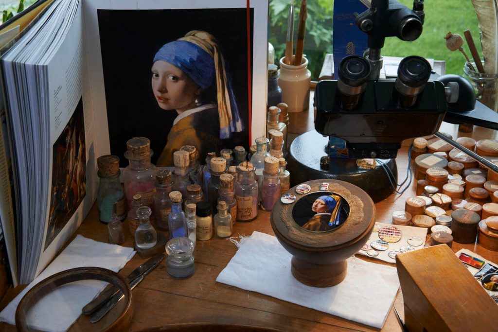 heron Constantin Les Cabinotiers Sonería Westminster Tributo a Johannes Vermeer esmalte 3