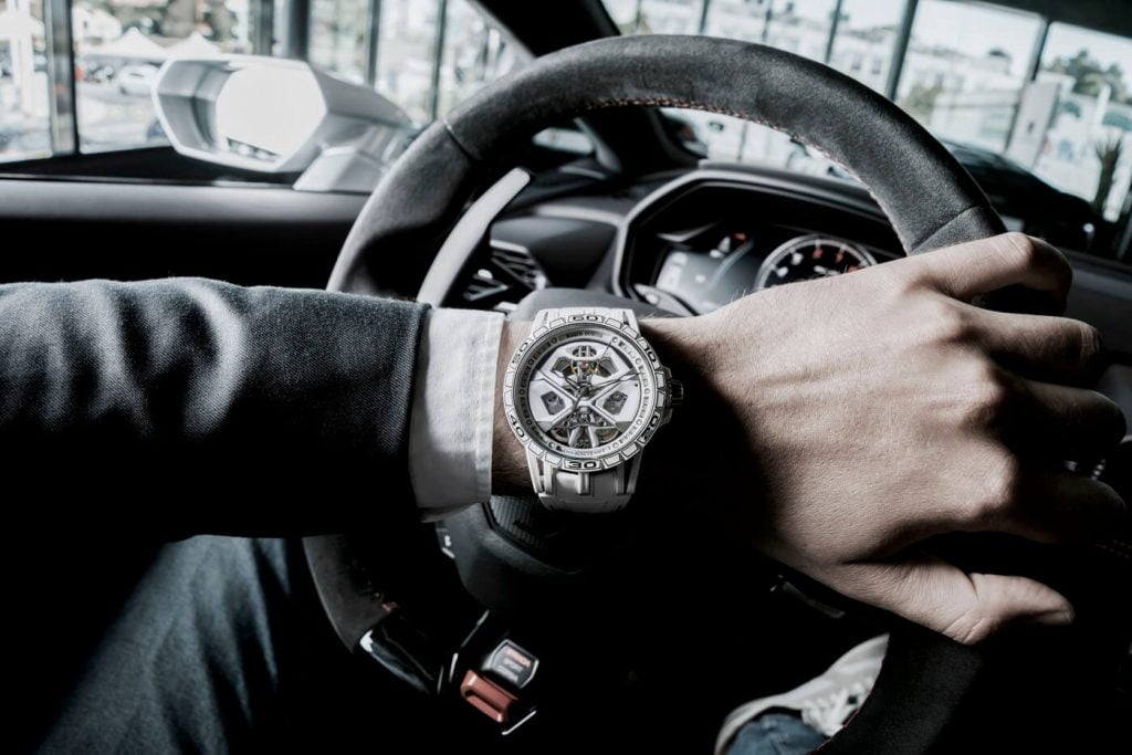 Roger Dubuis Excalibur Spider Huracán White Ceramic 2