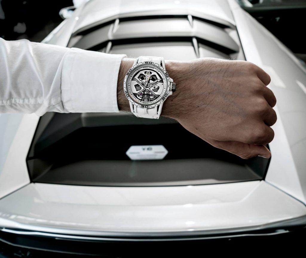 Roger Dubuis Excalibur Spider Huracán White Ceramic 1