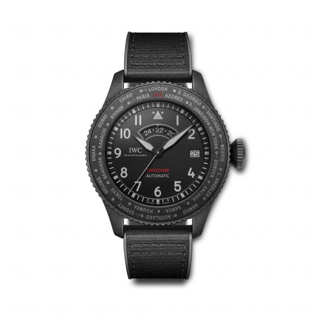 Reloj de Aviador Timezoner Top Gun Ceratanium 10