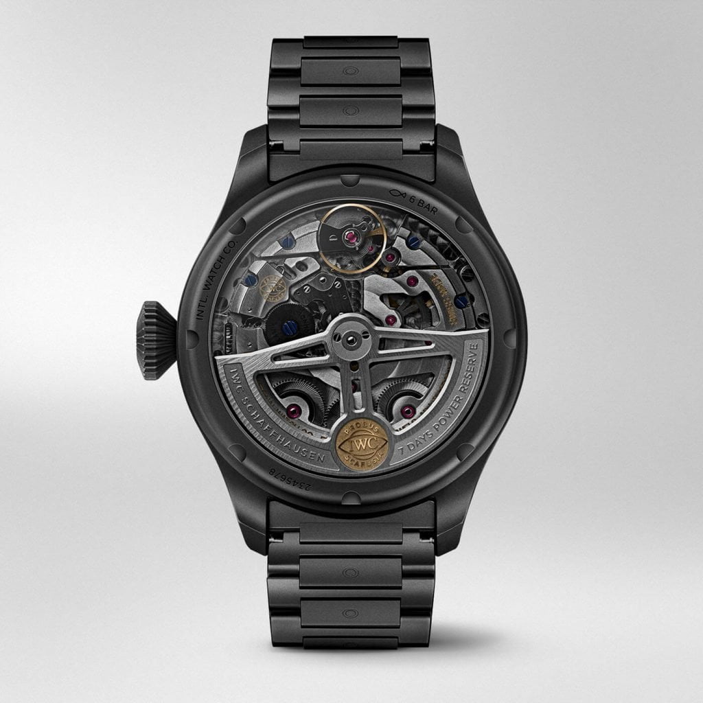 Gran Reloj de Aviador Calendario Perpetuo Top Gun Ceratanium 5