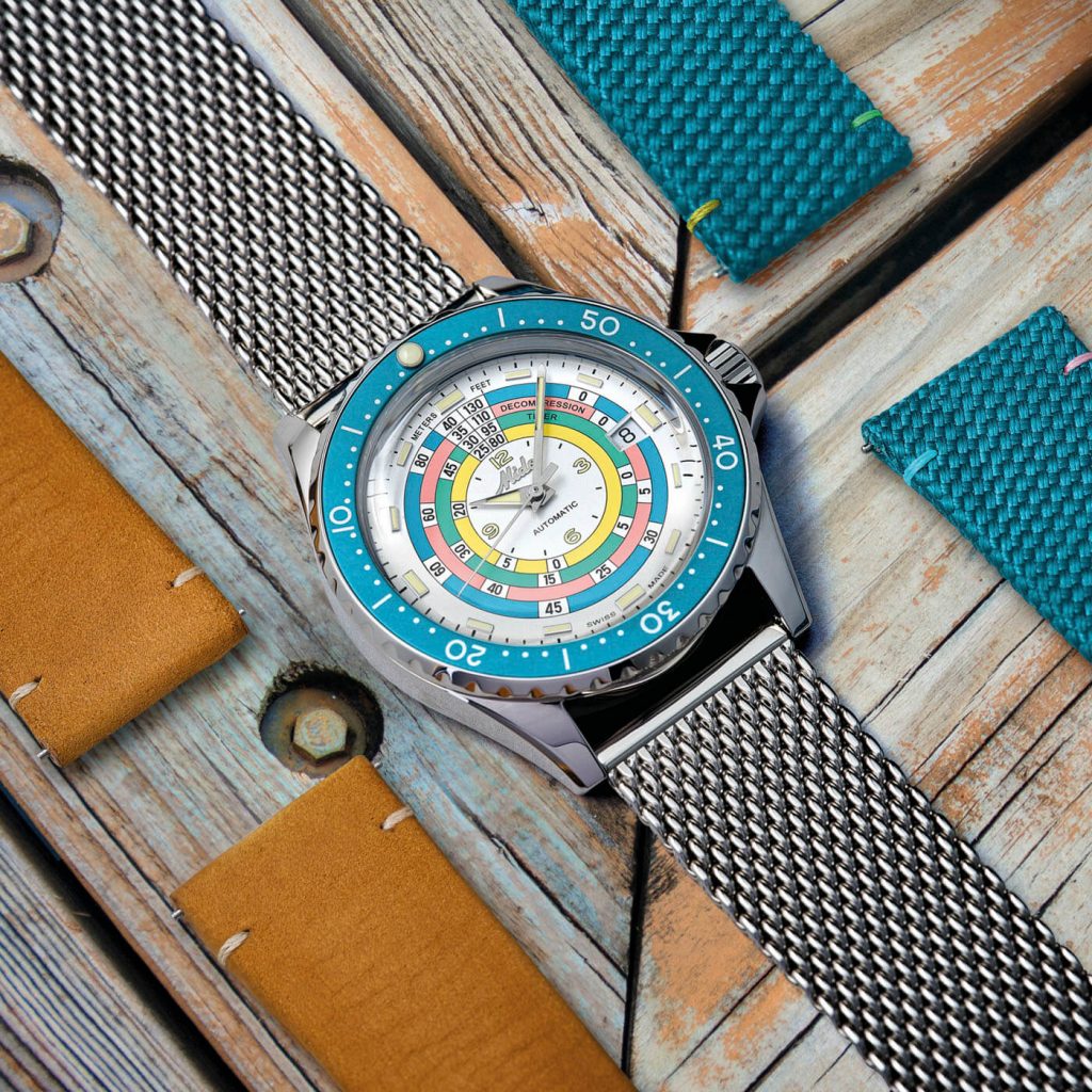 Mido Ocean Star Decompression Timer 1961 correas