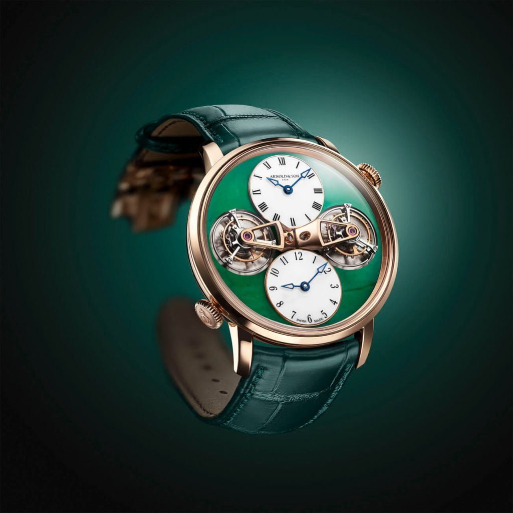 Arnold & Son Double Tourbillon Jade Sol Verde 5