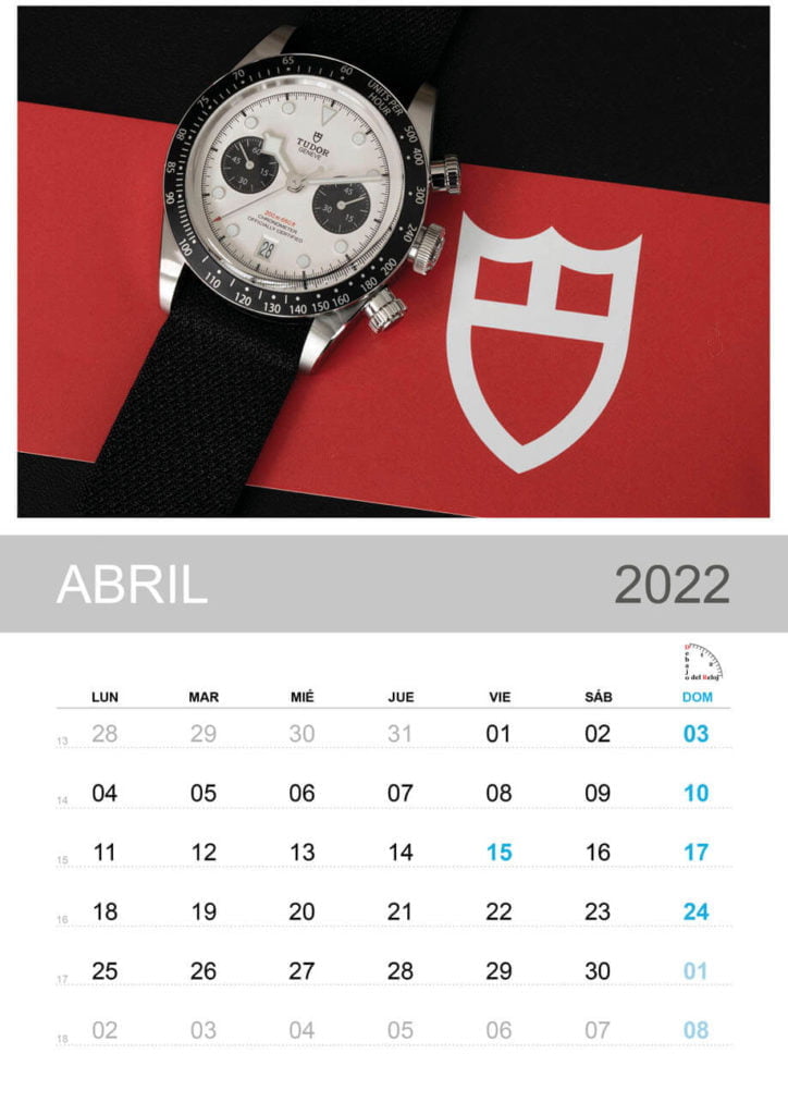 Calendario 2022 de Debajo del Reloj 4