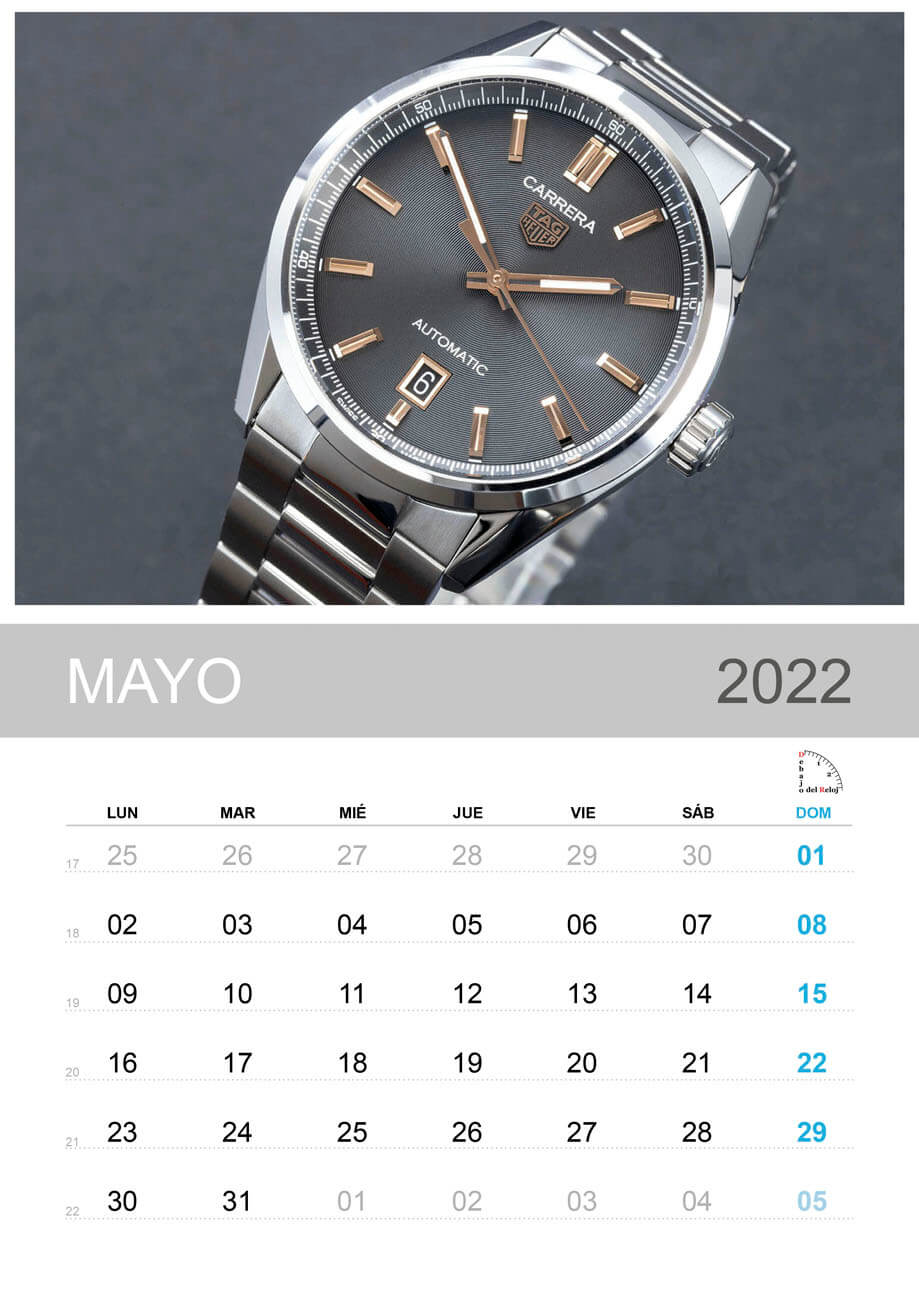 Calendario 2022 de Debajo del Reloj 5
