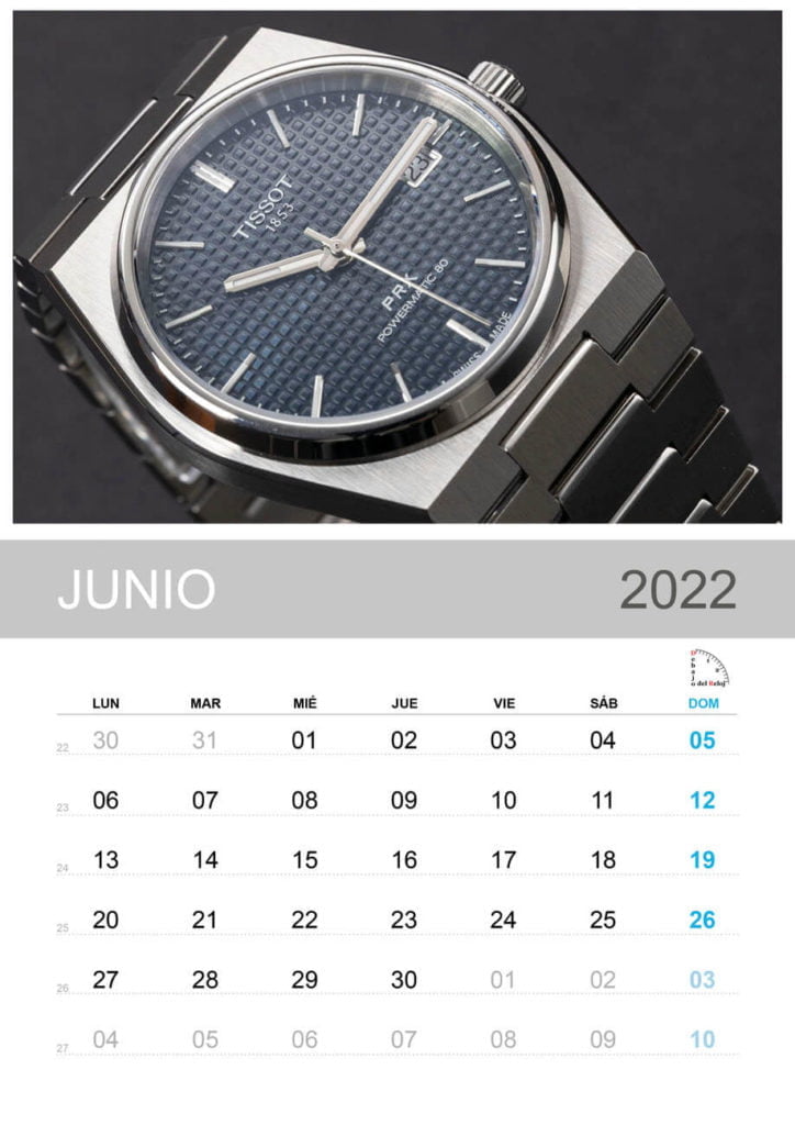 Calendario 2022 de Debajo del Reloj 6
