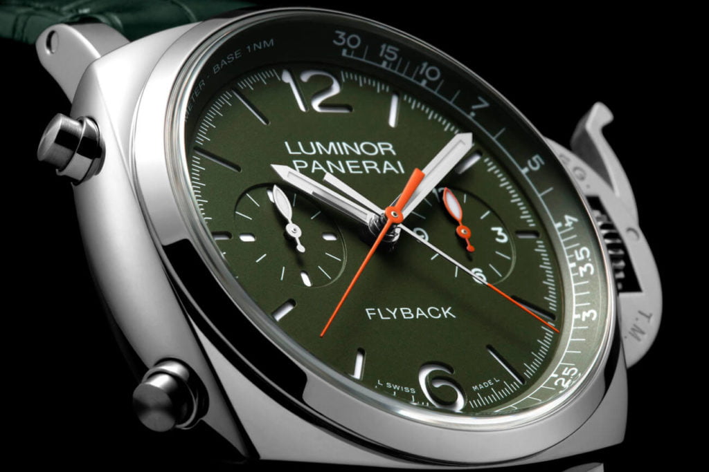 Panerai Luminor Chrono Flyback Ceramic y el Luminor Chrono Flyback Verde Militare 14