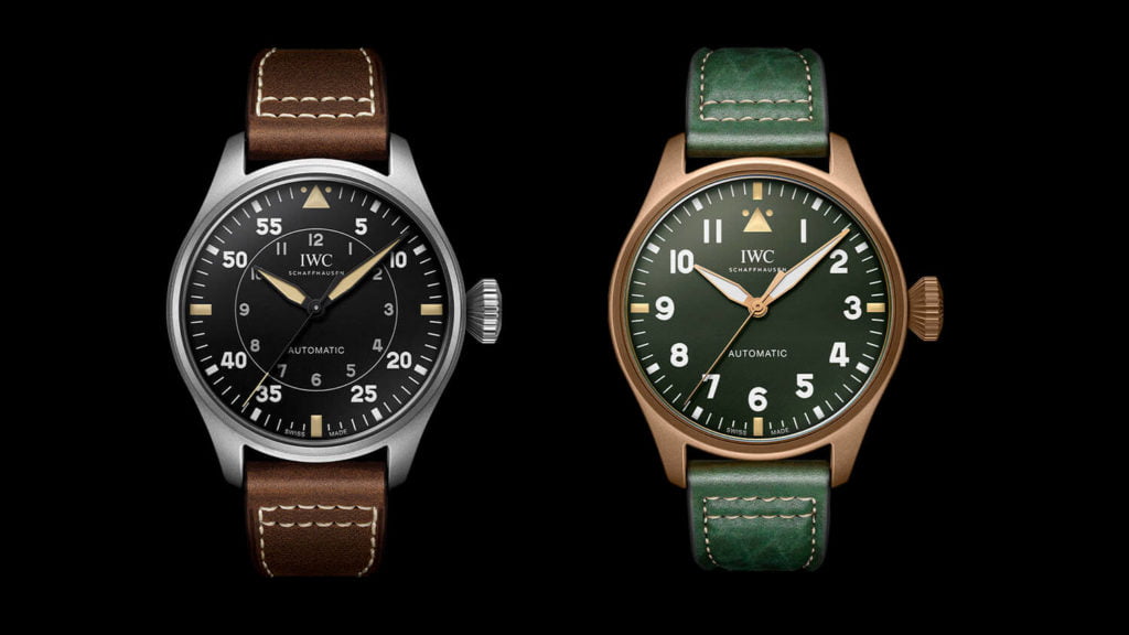 Iwc Gran Reloj de Aviador 43 Spitfire en Titanio y en Bronce