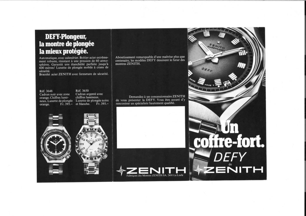(C) ZENITH - Brochure DEFY