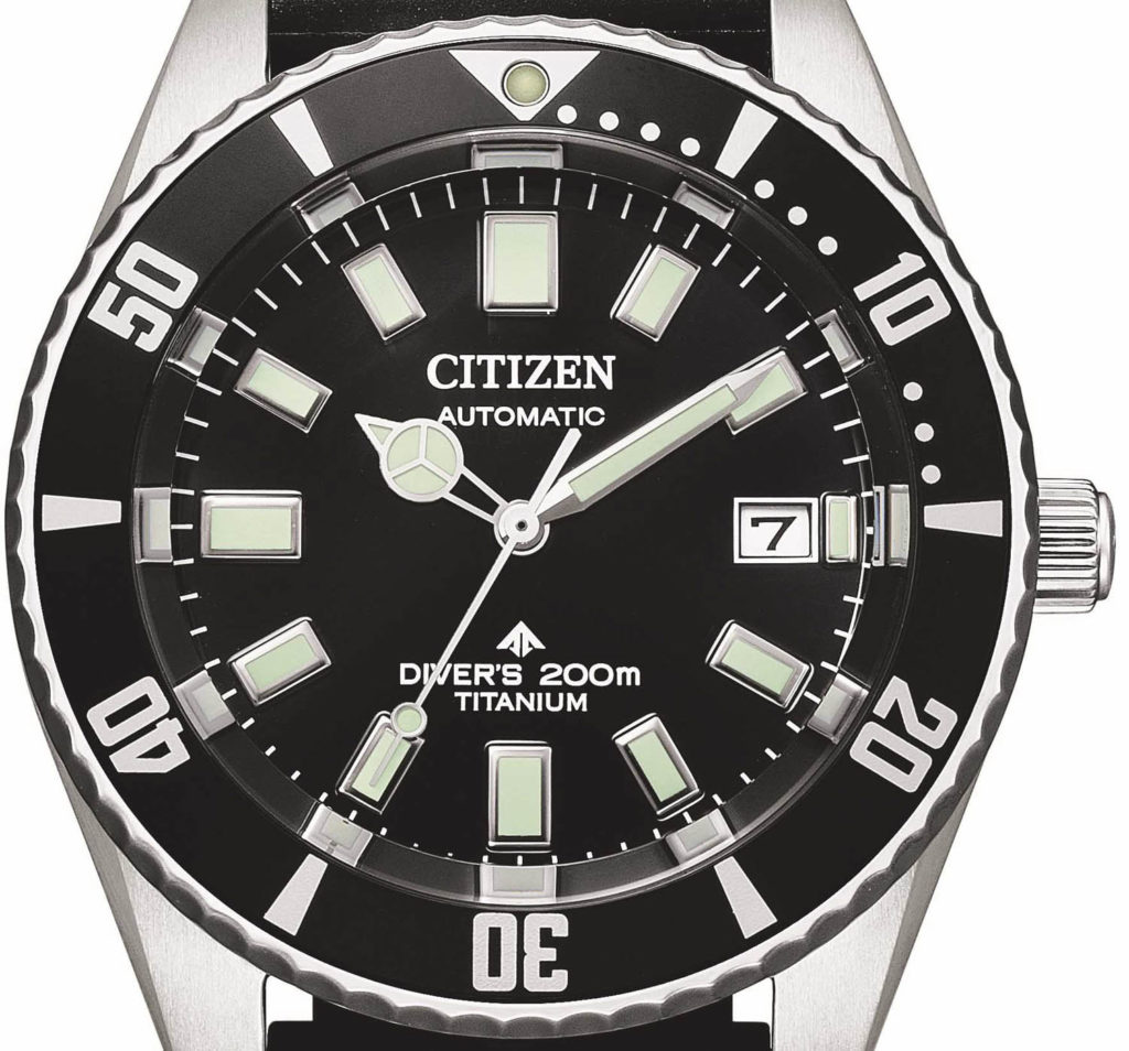 Citizen Promaster Mechanical Diver 200m Fujitsubo azul lado