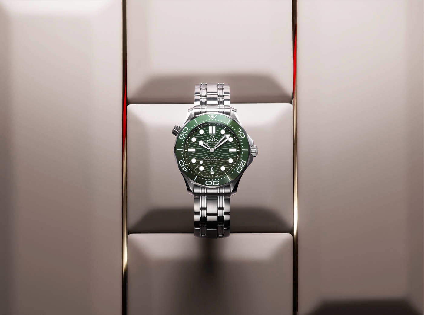 Omega Seamaster Diver 300M Co-Axial Verde