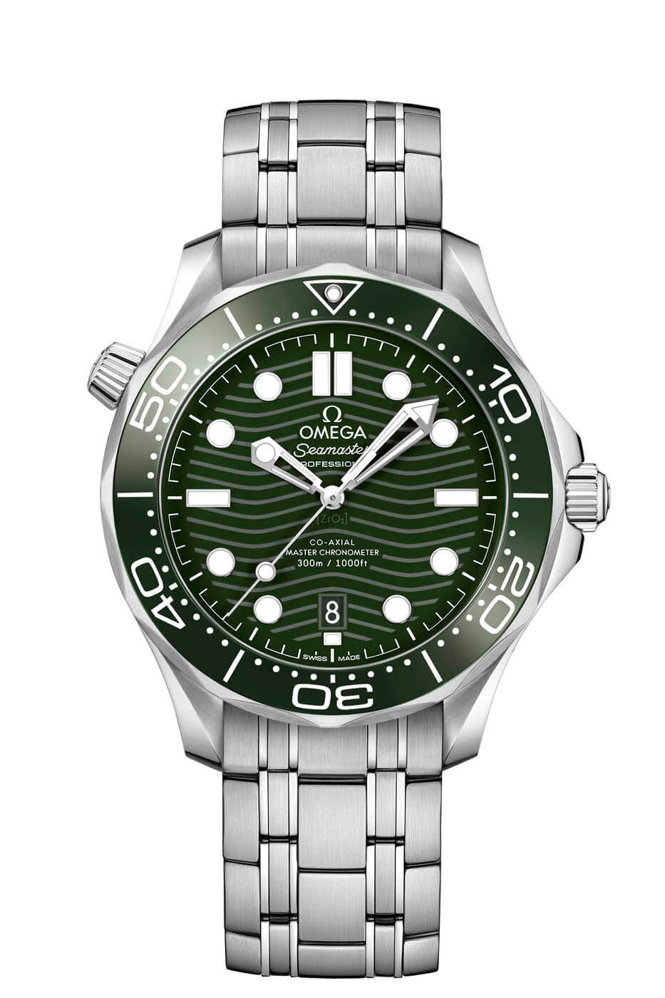 Omega Seamaster Diver 300M Co-Axial Verde front
