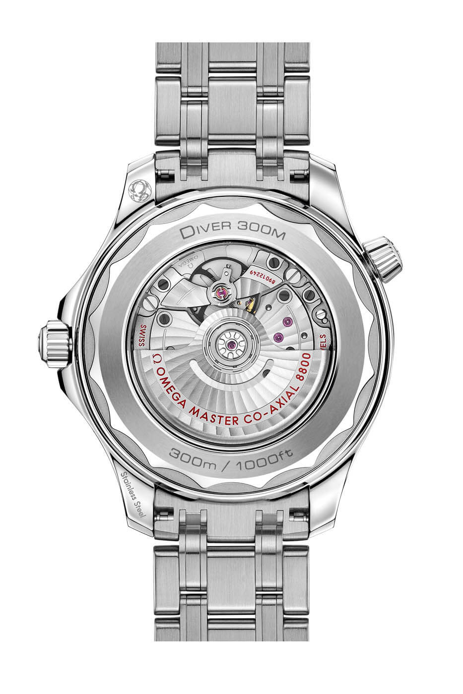 Omega Seamaster Diver 300M Co-Axial Verde back