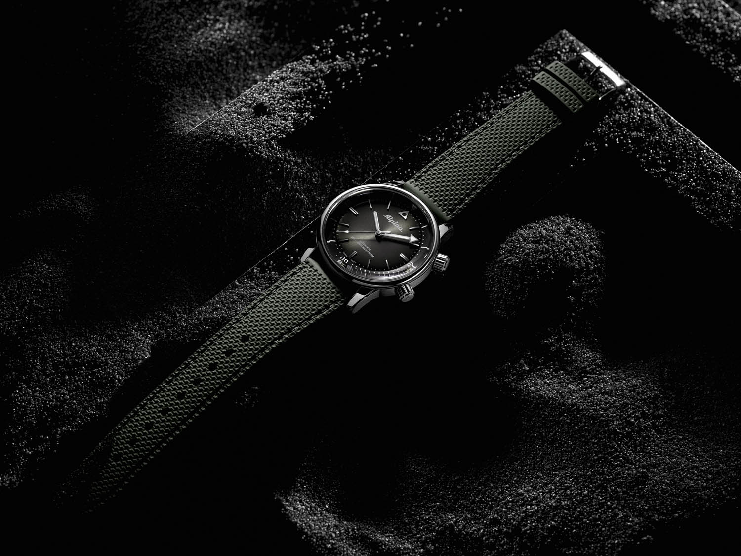 Alpina Seastrong Diver 300 Heritage Debajo del Reloj