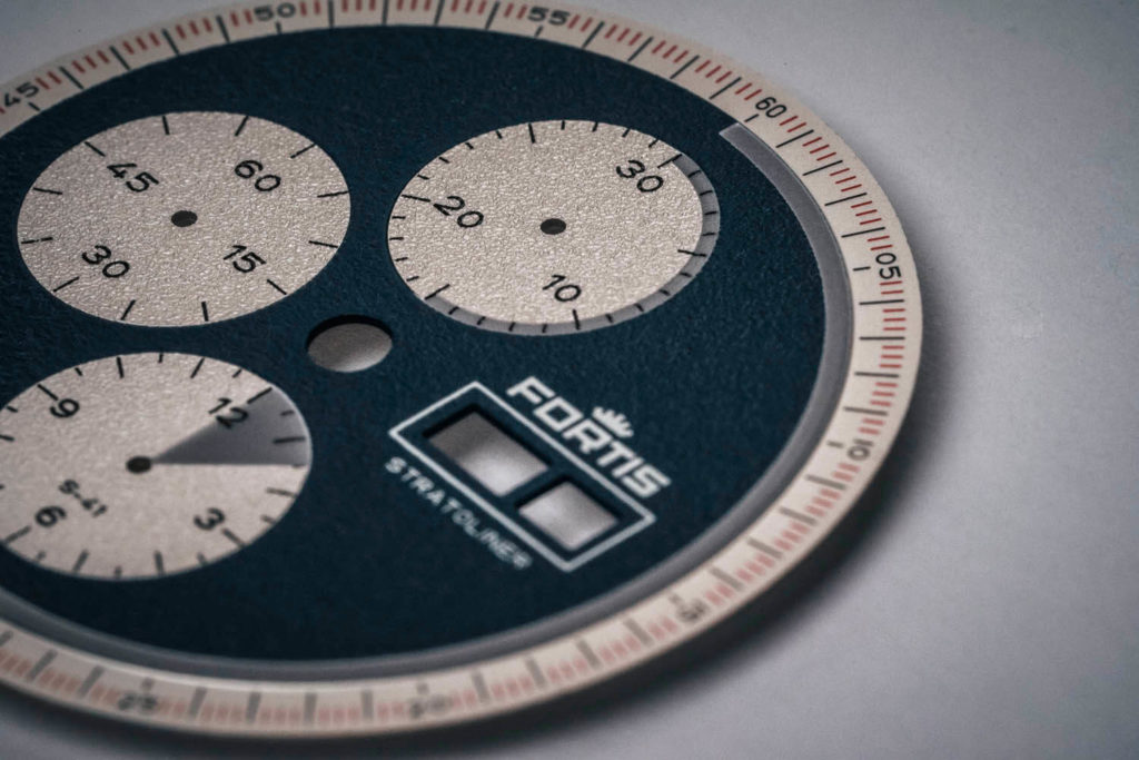 Fortis Stratoliner dial