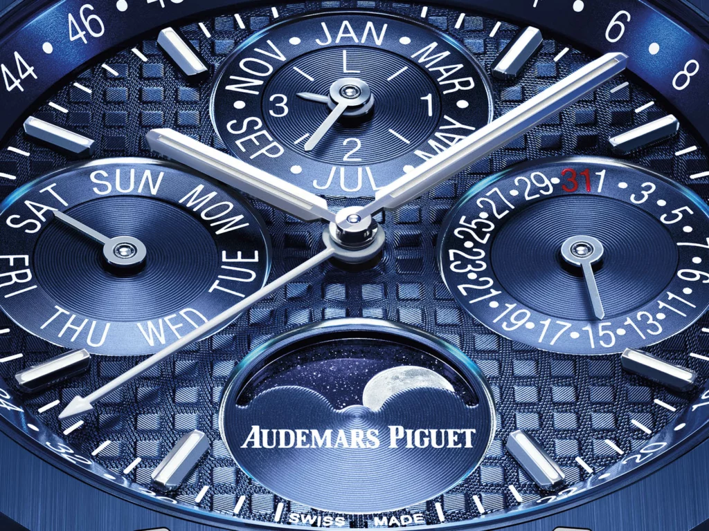 Audemars Piguet Royal Oak Calendario Perpetuo ceramica azul esfera