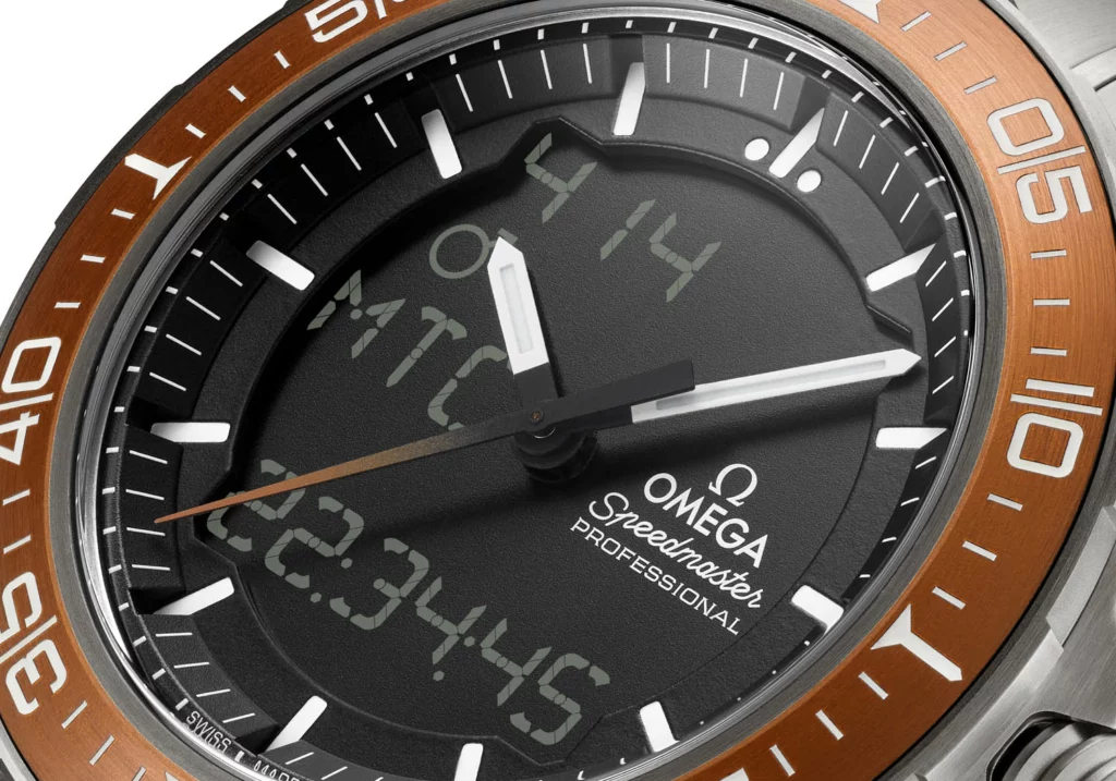 Omega Speedmaster X-33 Marstimer esfera