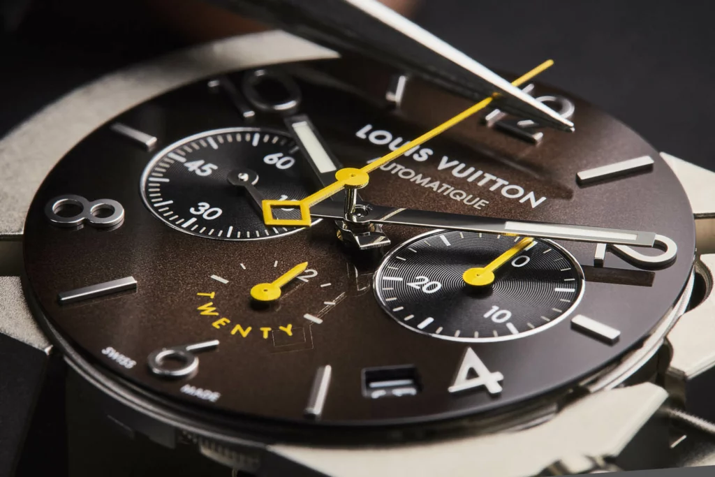 Louis Vuitton Tambour Twenty 20 Aniversario esfera