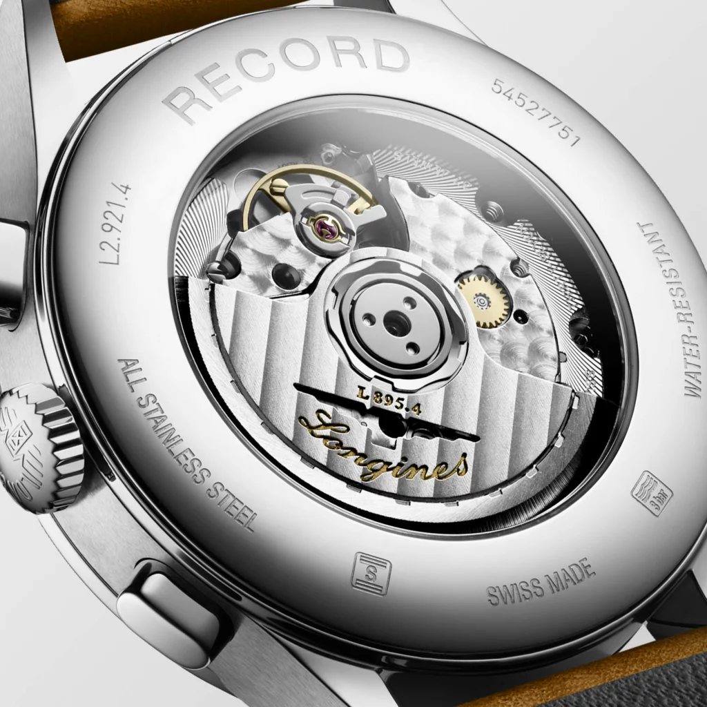 Longines Record Heritage back