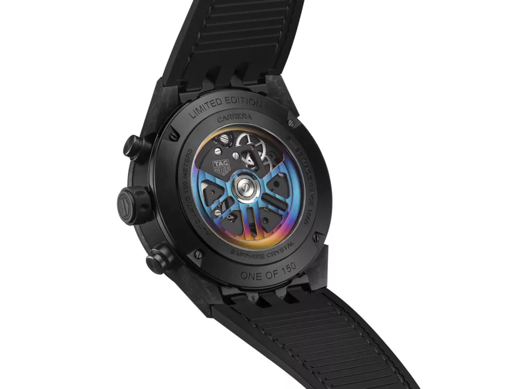 Tag Heuer Carrera Chronograph Tourbillon Polychrome back 2