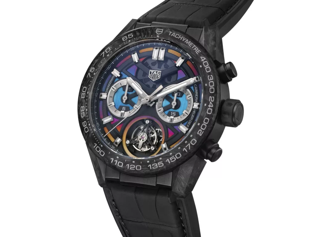 Tag Heuer Carrera Chronograph Tourbillon Polychrome front 1