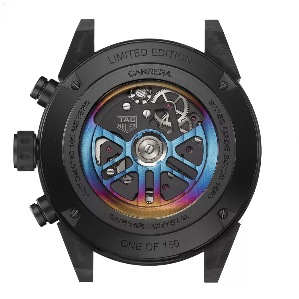 Tag Heuer Carrera Chronograph Tourbillon Polychrome back