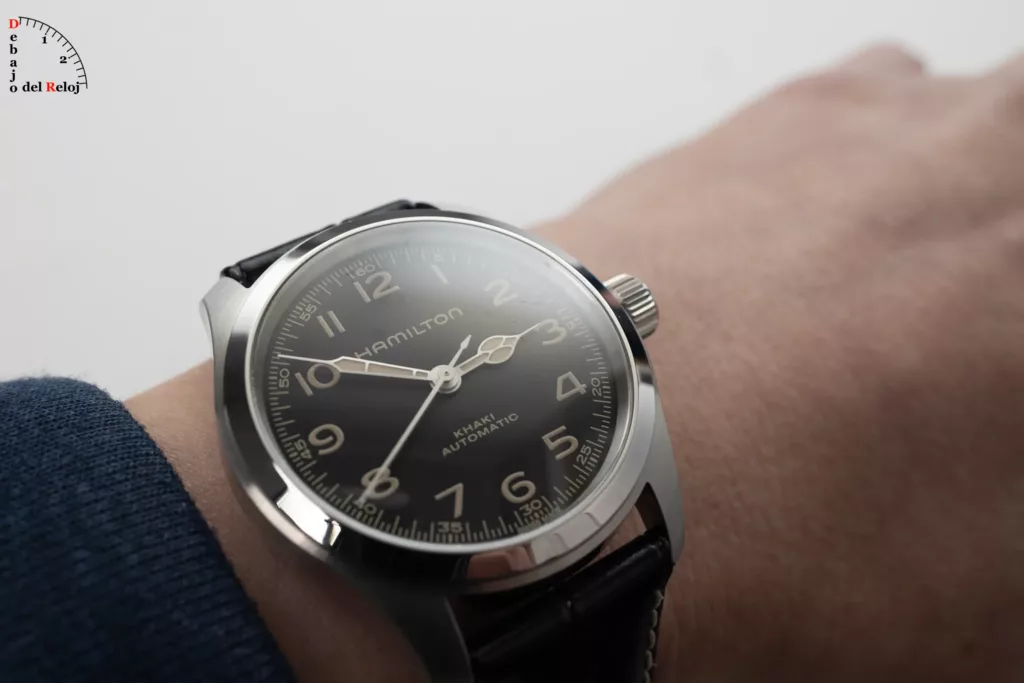 Hamilton Khaki Field Murph 38 mm En el Estudio muñeca 1