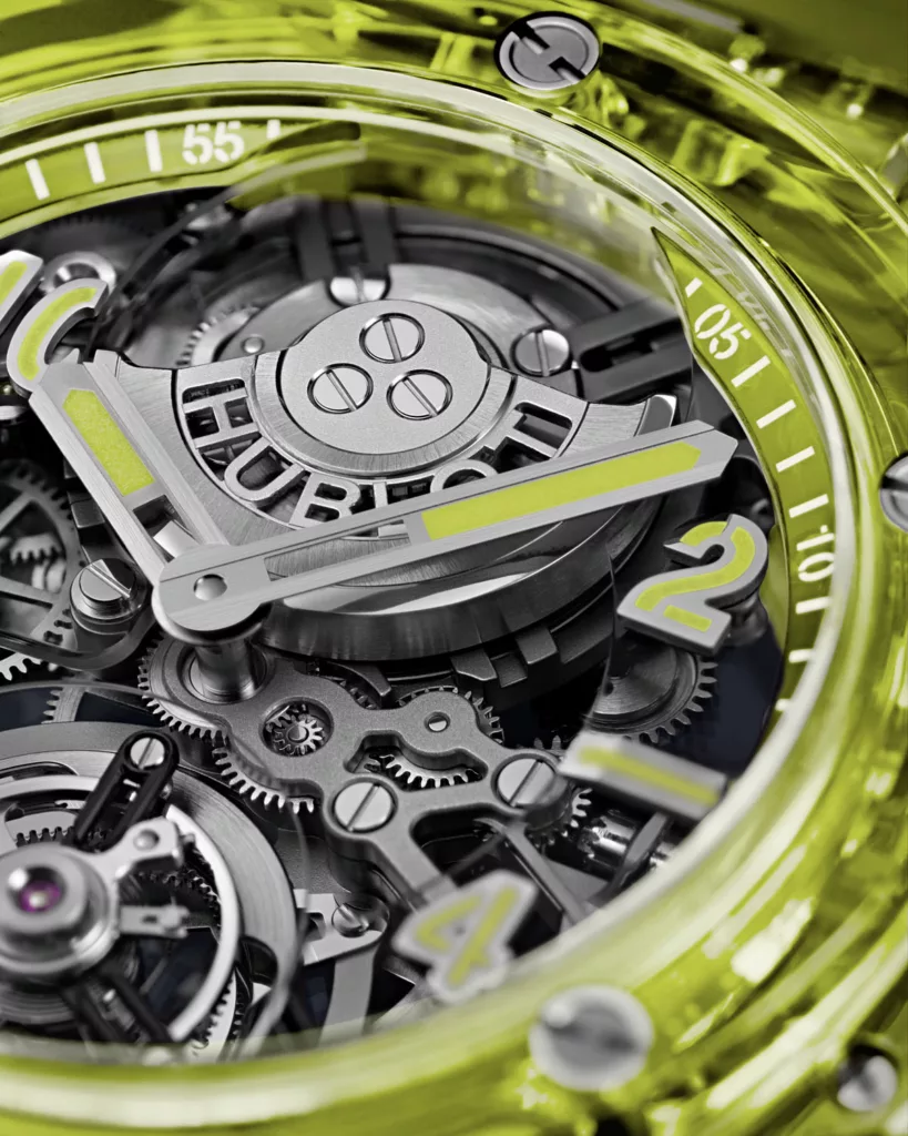 Hublot Big Bang Tourbillon Automatic Saxem Yellow Neon 2