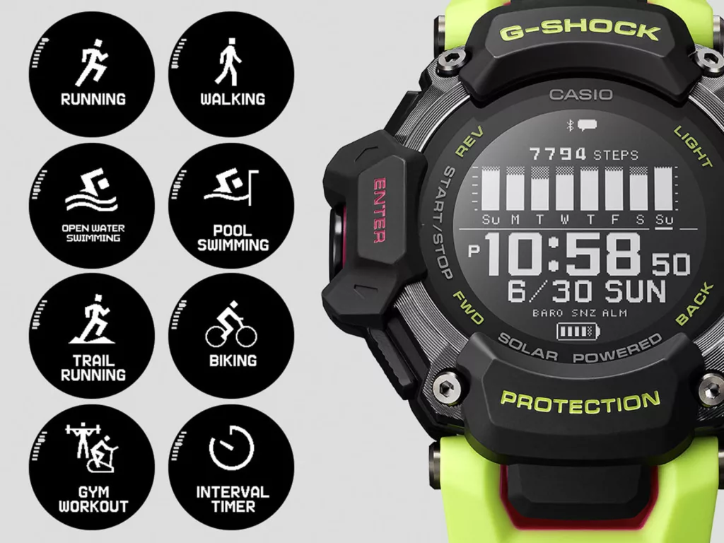 G-SHOCK  G-SQUAD GBD-H2000 Multideporte 2